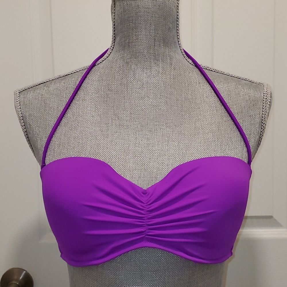 Victoria's Secret Purple Bandeau Bikini Top